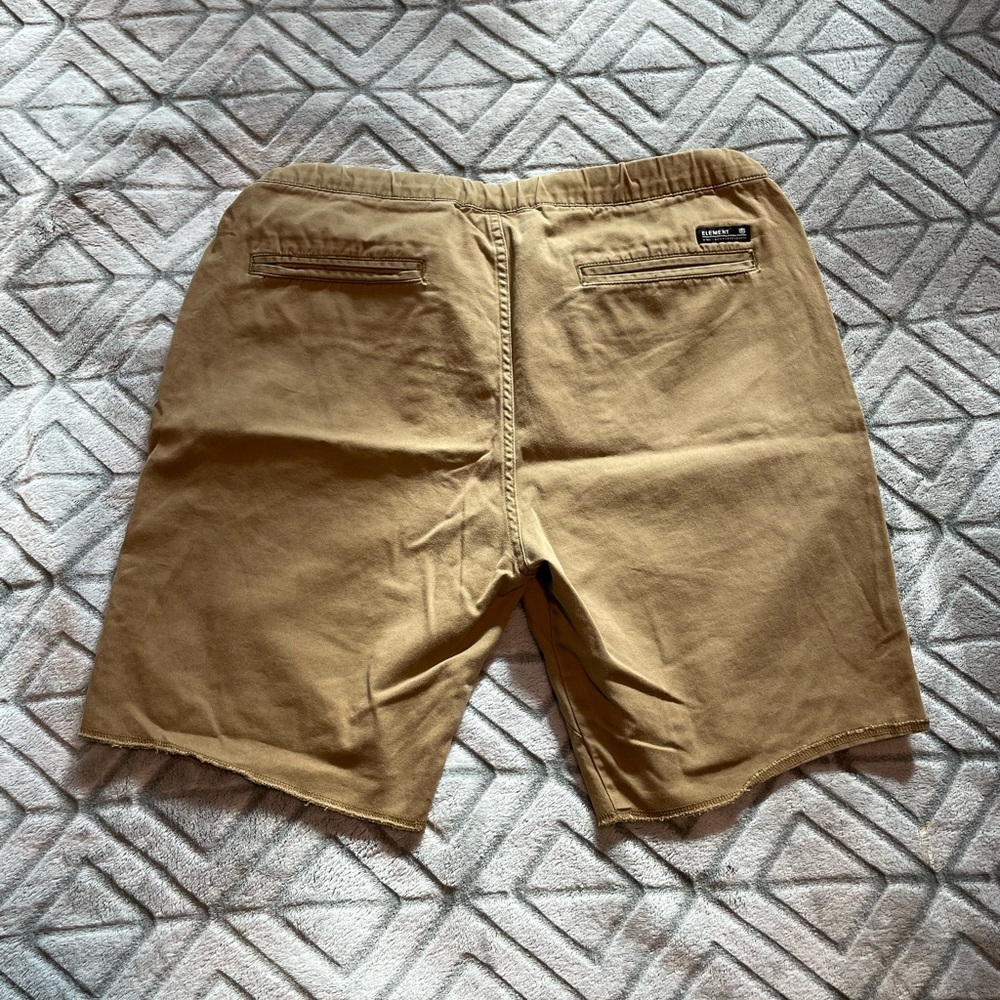 Element Men’s Drawstring Shorts, Tan, Size Small - Picture 4 of 9